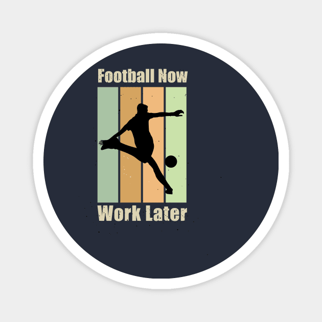 Football Now Magnet by Nubiana